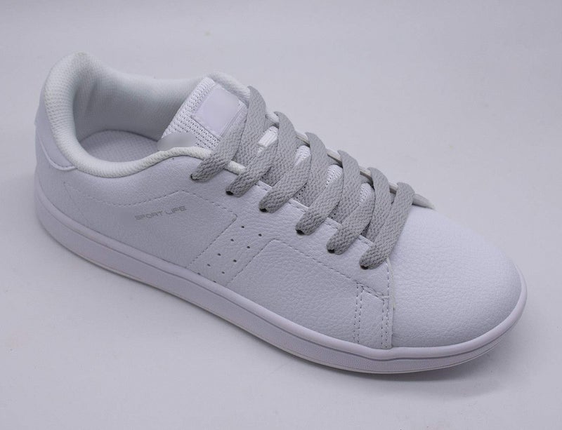 Handshop Flat Shoelaces 5/16" - Shoe Laces Replacements For Sneakers and Athletic Shoes Boots Light Gray 122cm - Image 2